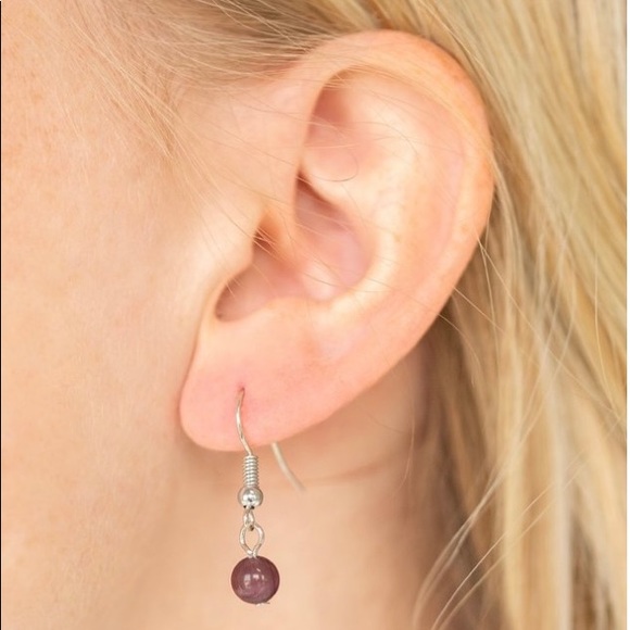 paparazzi Happy As Can Beam Purple Necklace - Picture 2 of 5